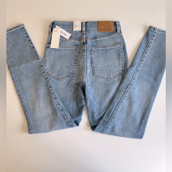 NWT Aritzia Denim Forum Lola Skinny Jean 25 Picture This Blue - Picture 8 of 9